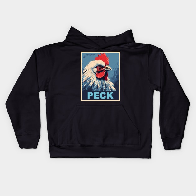 Pun Chicken Gifts Men Kids Women Meme Funny Chicken Kids Hoodie by KsuAnn